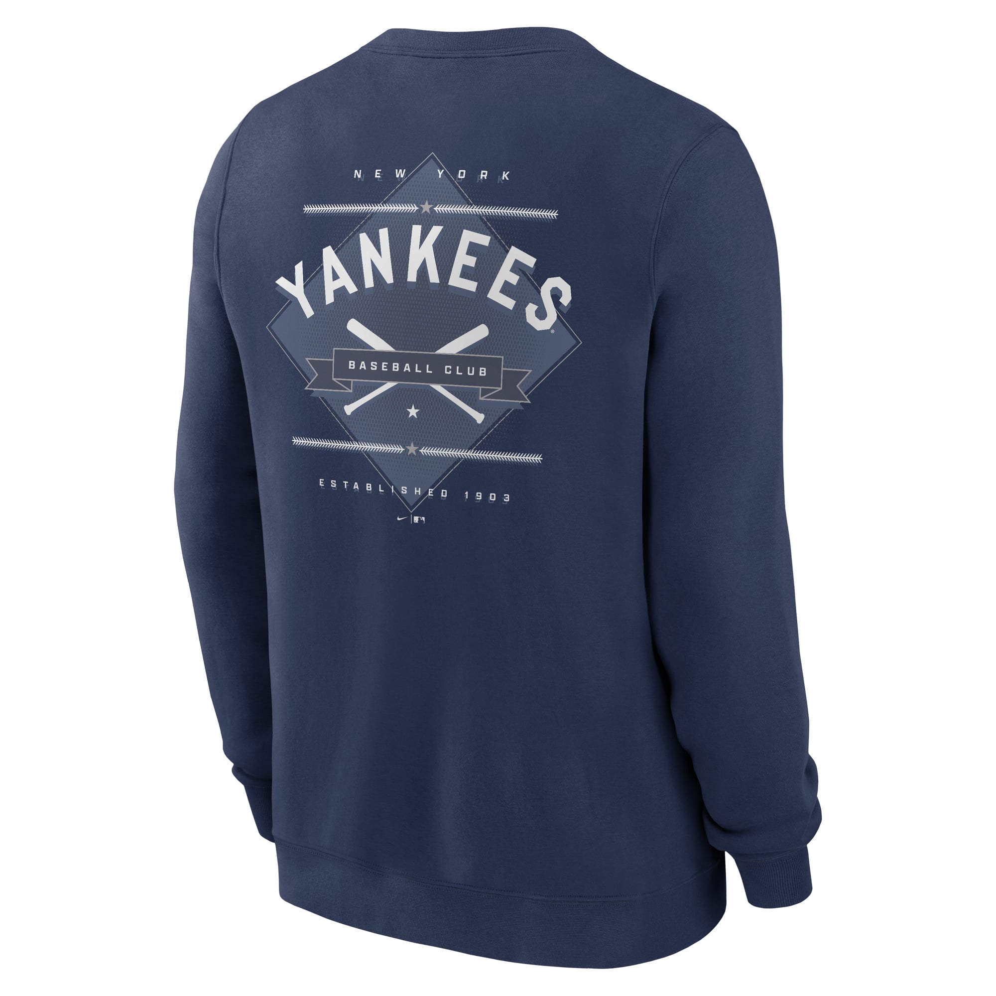 Men's Nike Navy New York Yankees Cooperstown Diamond Sweatshirt