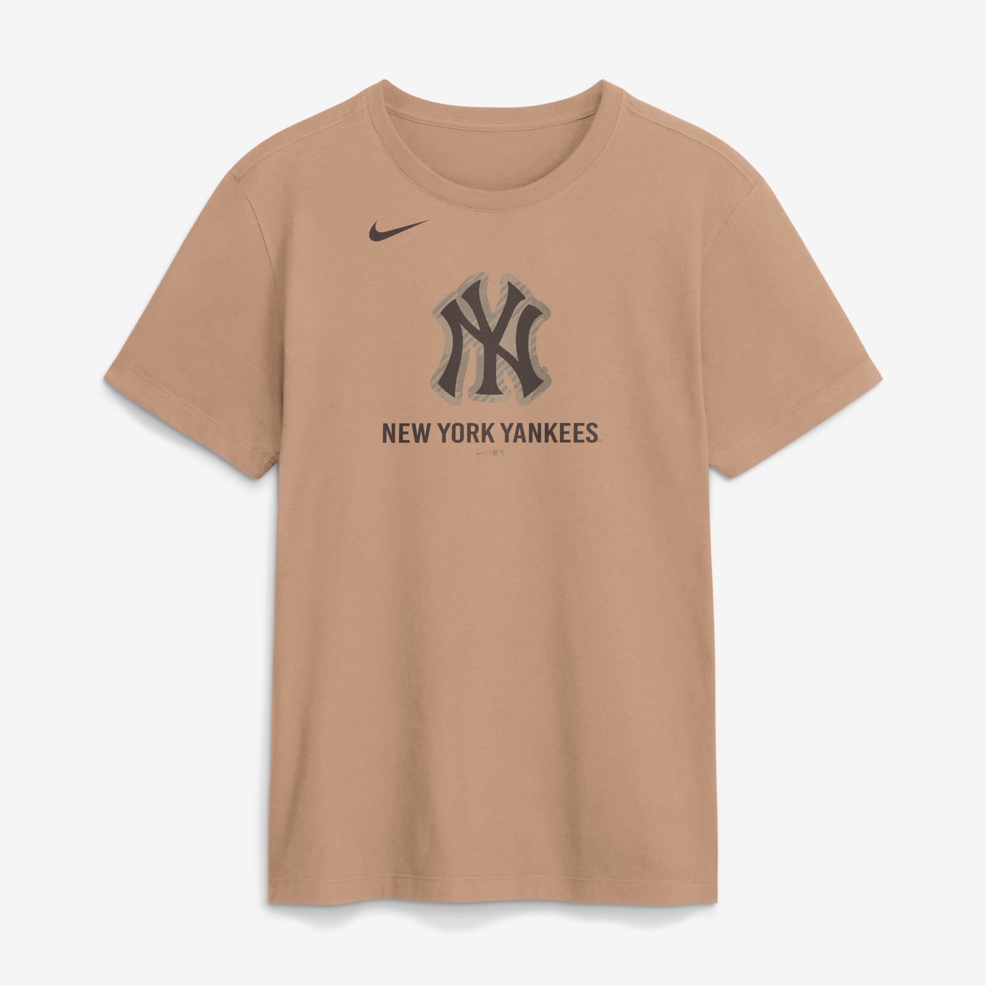 T-shirt en coton Nike beige New York Yankees pour homme