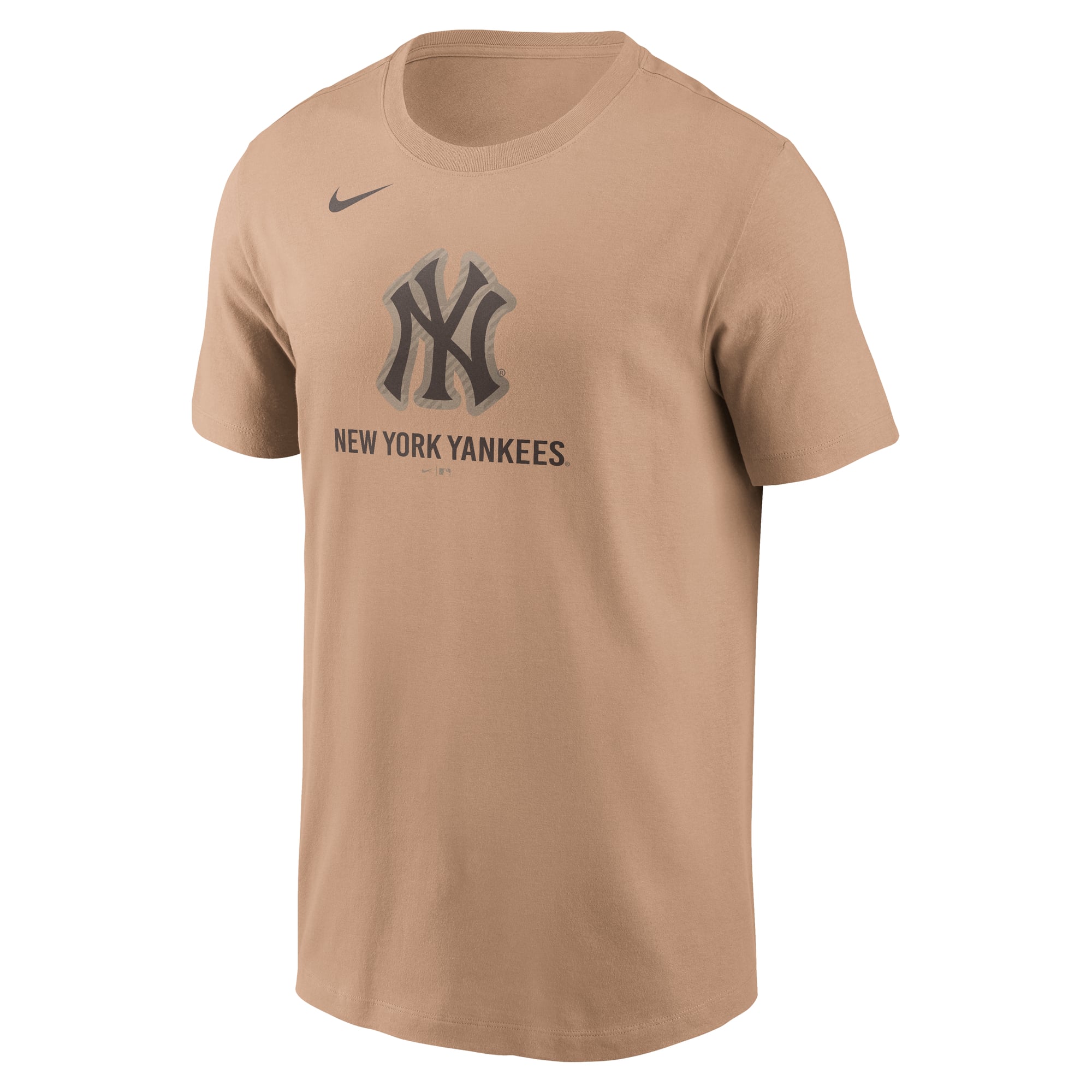 T-shirt en coton Nike beige New York Yankees pour homme