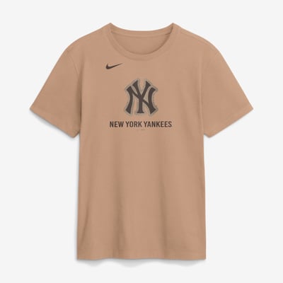 New York Yankees Nike Fashion Cotton T-Shirt - Tan