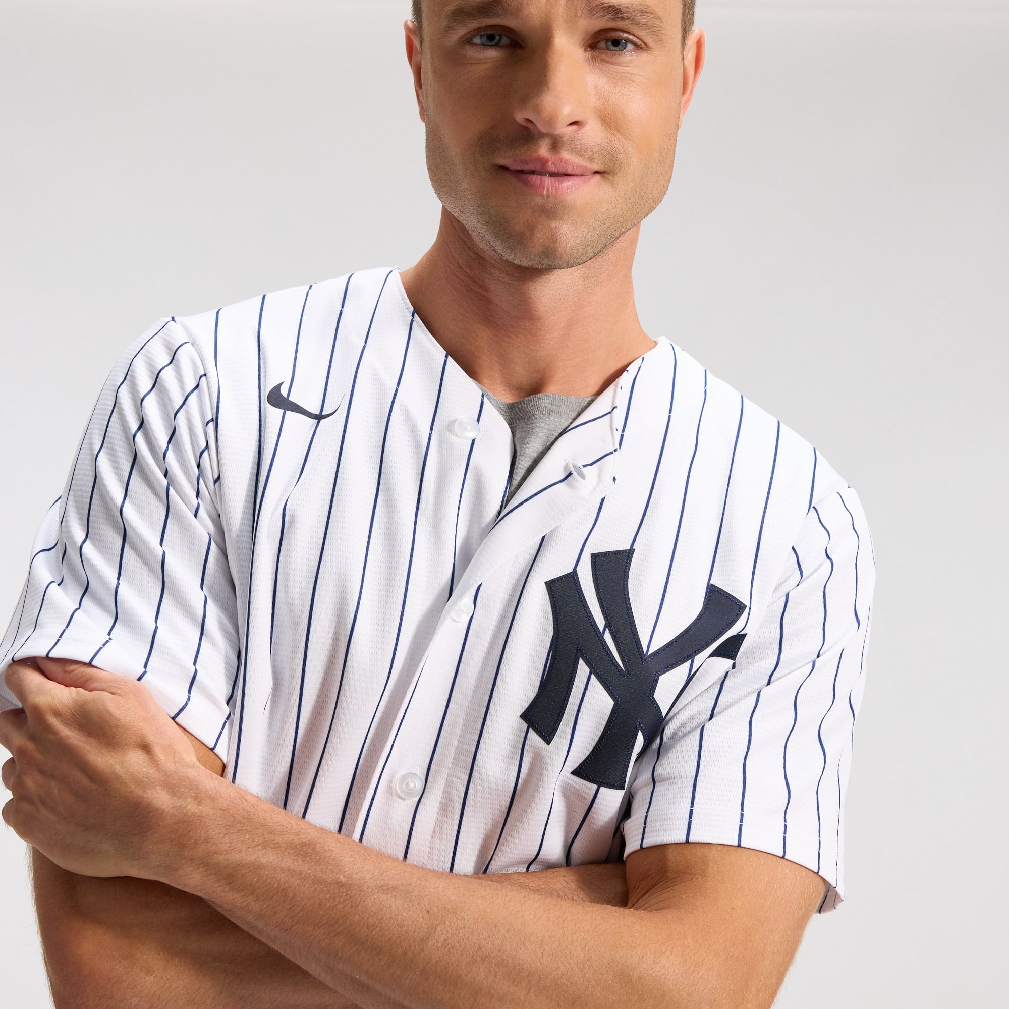 Men's Nike White New York Yankees Home Replica Team Jersey