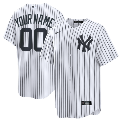 New York Yankees Nike Home Stadium Custom Jersey - White