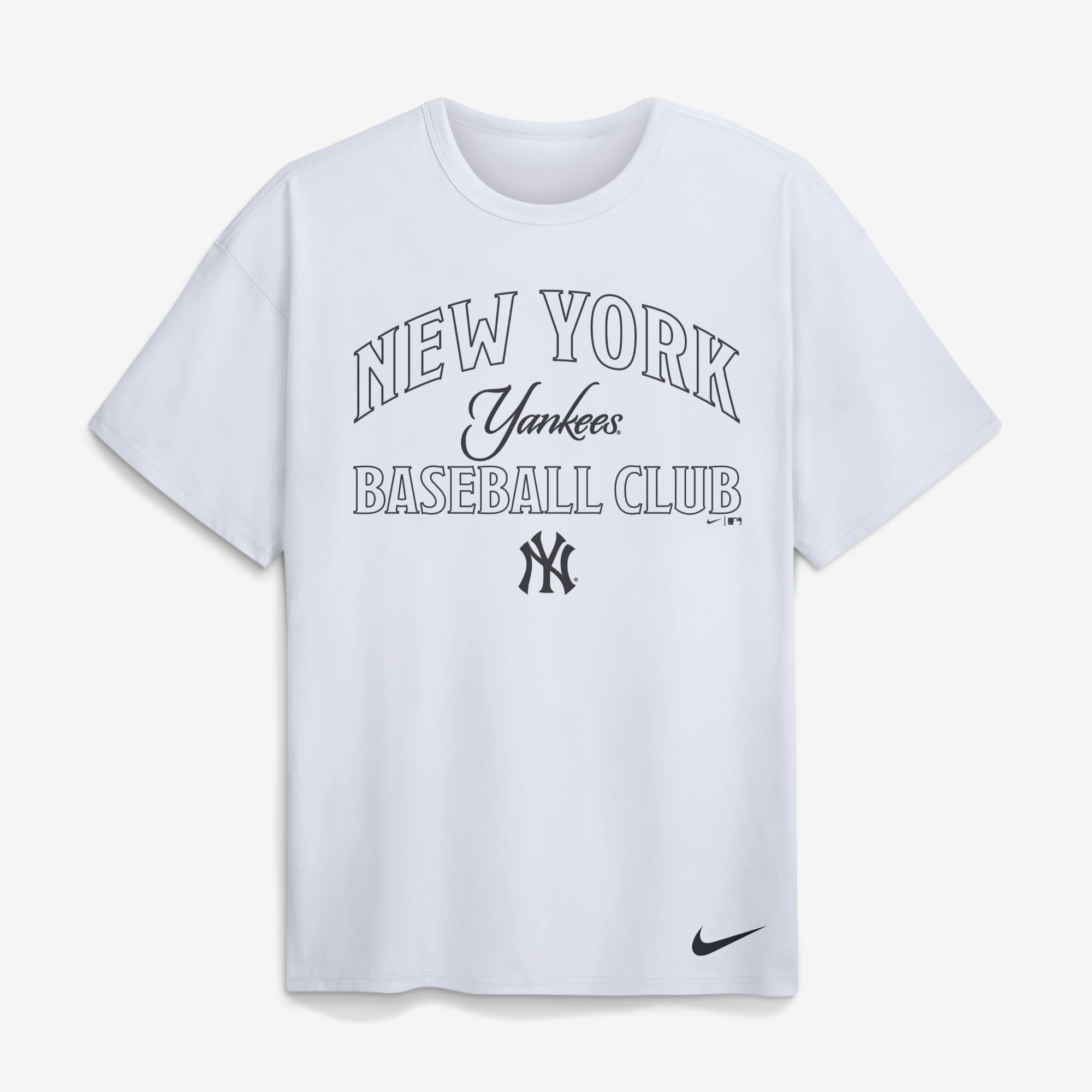 Men's Nike White New York Yankees Max90 Heavyweight T-Shirt