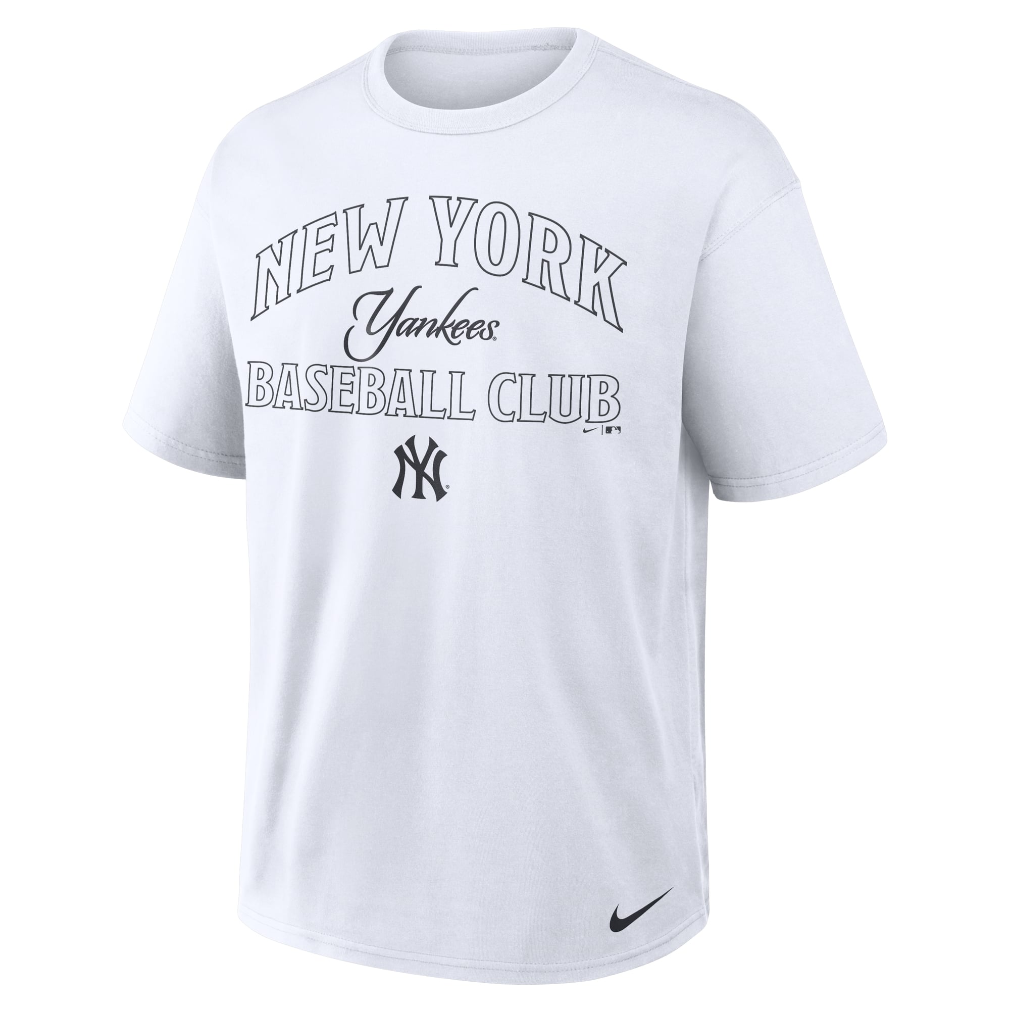 Men's Nike White New York Yankees Max90 Heavyweight T-Shirt