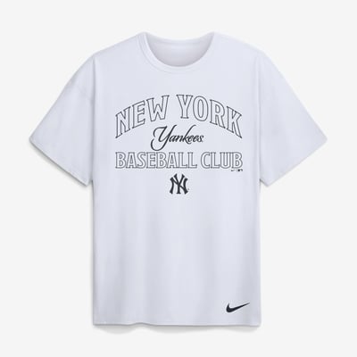 New York Yankees Nike Max90 Heavyweight T-Shirt - White