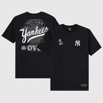 New York Yankees OVO x MLB Graphic T-Shirt - Black