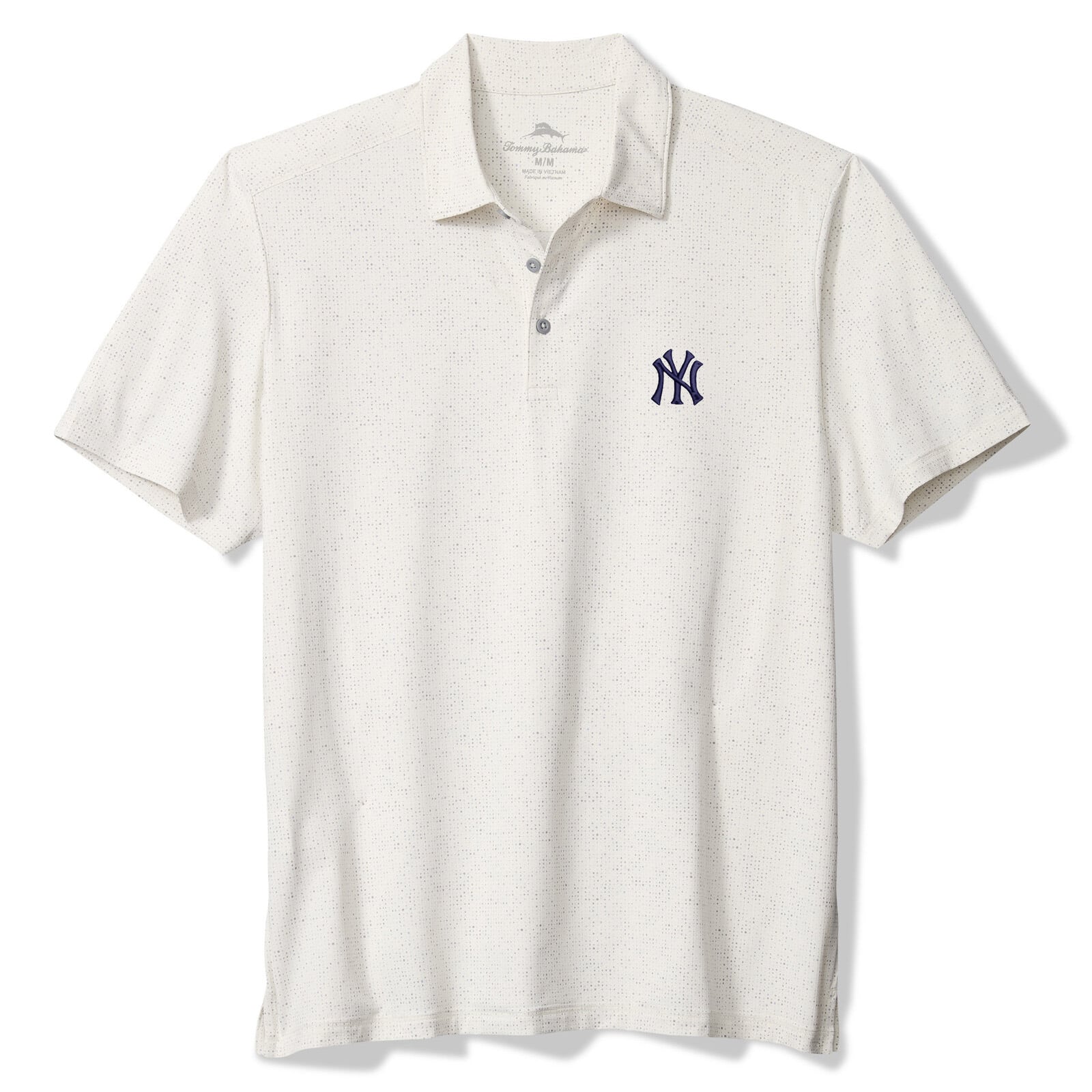 Men's Tommy Bahama  White New York Yankees Palm Dunes IslandZone Polo