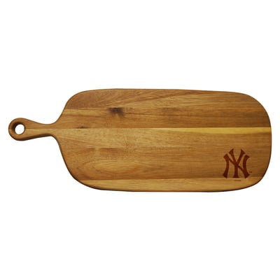 New York Yankees Acacia Paddle Serving Board
