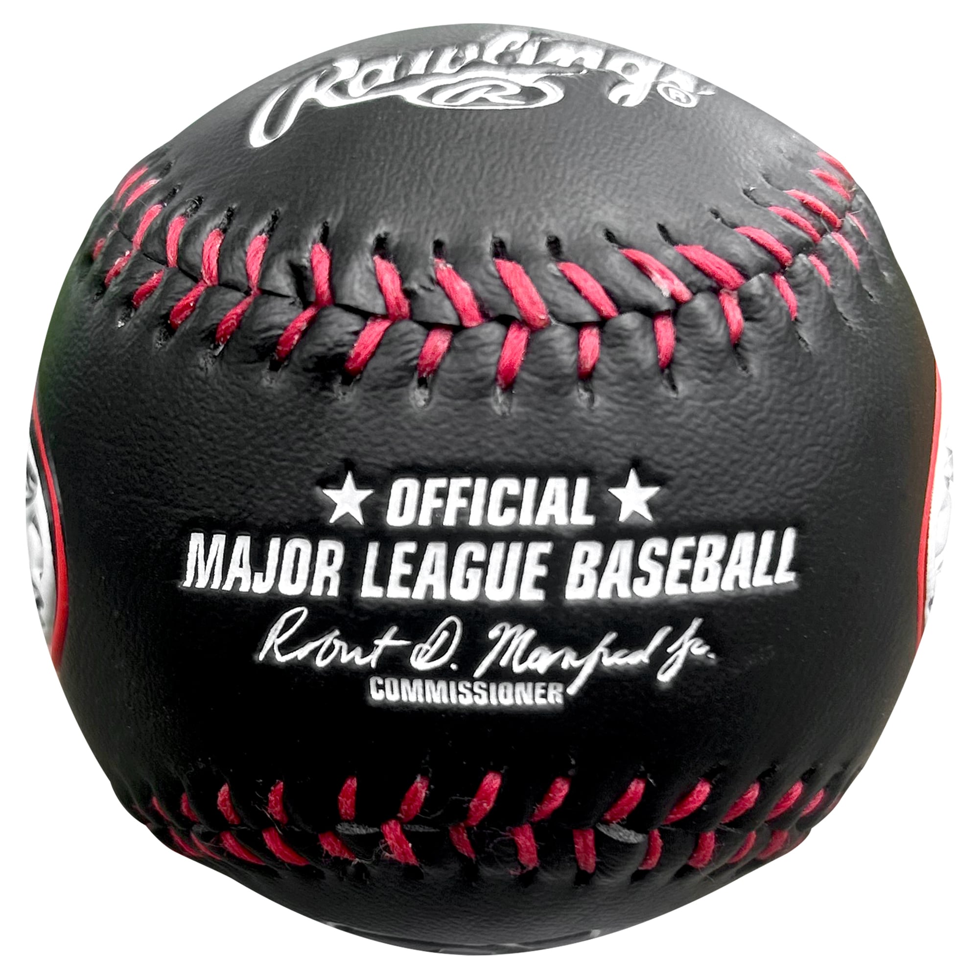 New York Yankees & AC Milan Rawlings 2024 Logo Vinyl Baseball with Case