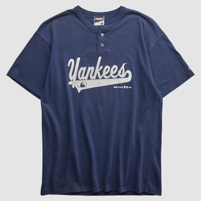 New York Yankees Bike 1999 T-shirt - Navy - S by Fanatics Real Vintage