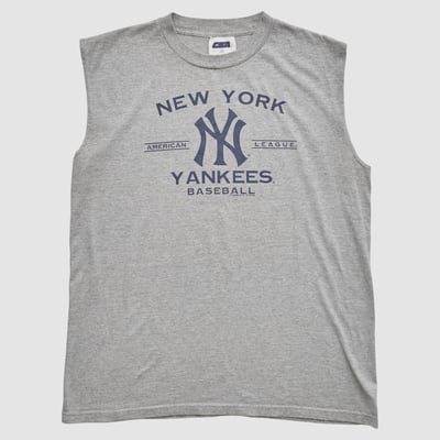 New York Yankees CSA 2000s Tank - Heather Gray - L by Fanatics Real Vintage
