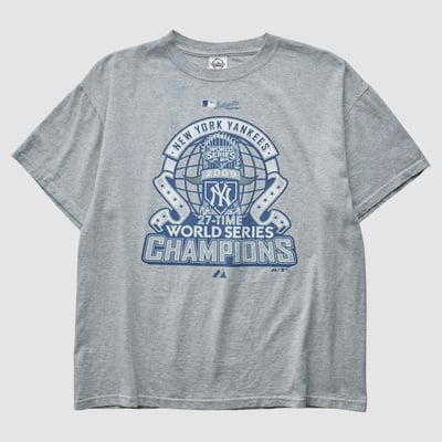 New York Yankees Delta 2009 T-shirt - Heather Gray - M by Fanatics Real Vintage