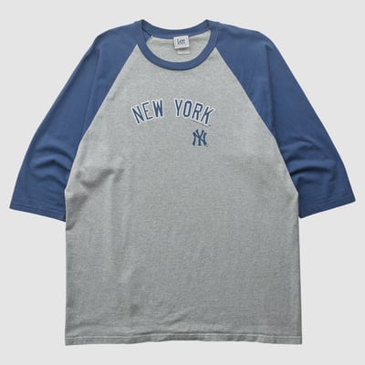 New York Yankees Lee Apparel 2000s T-shirt - Heather Gray - XL by Fanatics Real Vintage