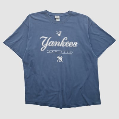 New York Yankees Lee Apparel 2000s T-shirt - Navy - 2XL by Fanatics Real Vintage