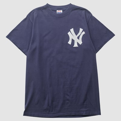 New York Yankees Majestic 2000s T-shirt - Navy - S by Fanatics Real Vintage