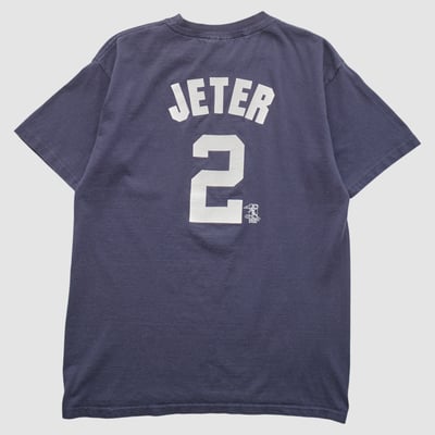 New York Yankees Majestic 2000s T-shirt - Navy - XS by Fanatics Real Vintage