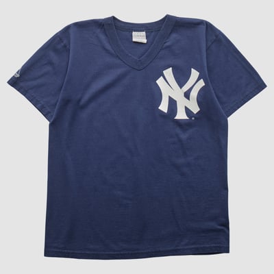 New York Yankees Majestic 2000s T-shirt - Navy - XS by Fanatics Real Vintage
