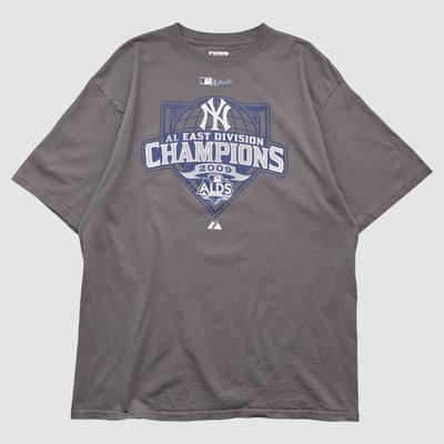 New York Yankees Majestic 2009 T-shirt - Gray - L by Fanatics Real Vintage