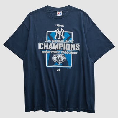 New York Yankees Majestic 2009 T-shirt - Navy - XL by Fanatics Real Vintage
