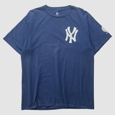 New York Yankees Majestic 2010s T-shirt - Navy - L by Fanatics Real Vintage