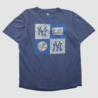 New York Yankees Majestic 2010s T-shirt - Navy - M by Fanatics Real Vintage
