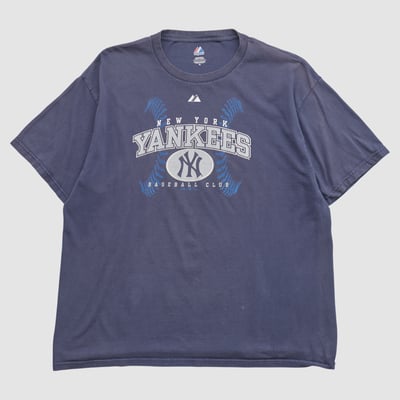 New York Yankees Majestic 2010s T-shirt - Navy - XL by Fanatics Real Vintage