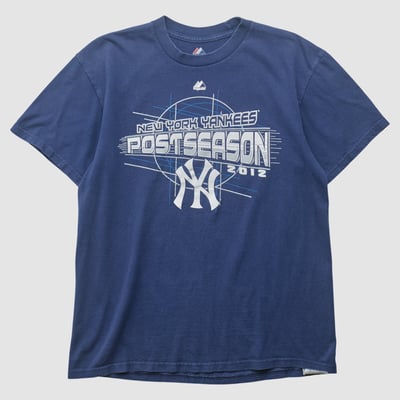 New York Yankees Majestic 2012 T-shirt - Navy - S by Fanatics Real Vintage