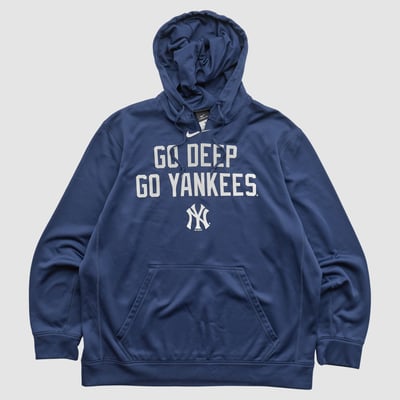 New York Yankees Nike 2010s Hooded Pullover Sweatshirt - Navy - 2XL by Fanatics Real Vintage