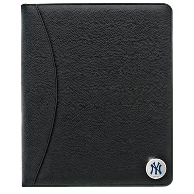 New York Yankees Zippered Leather Portfolio