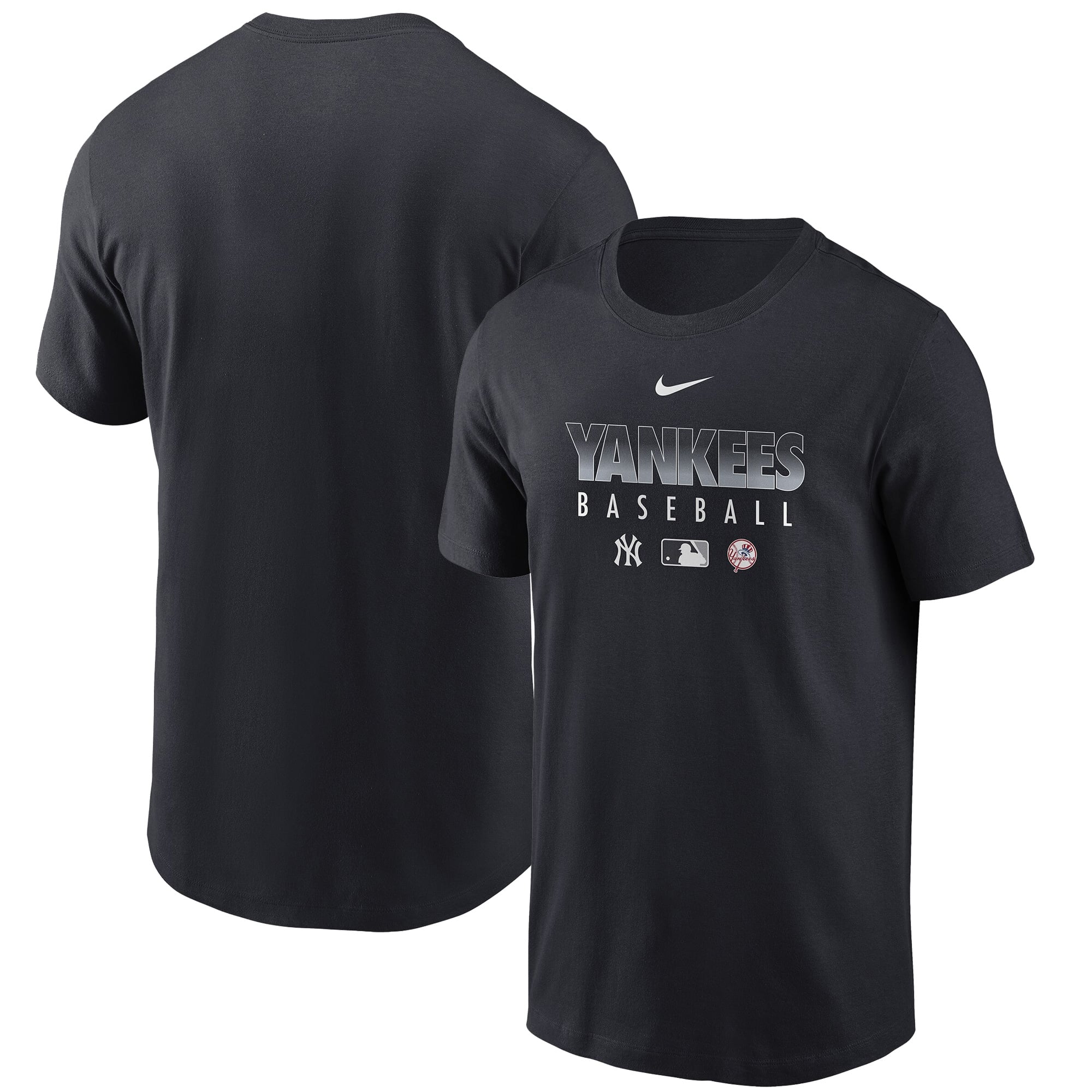 NIKE ヤンキース Dri-Fit ベースボール Tシャツ ブラック