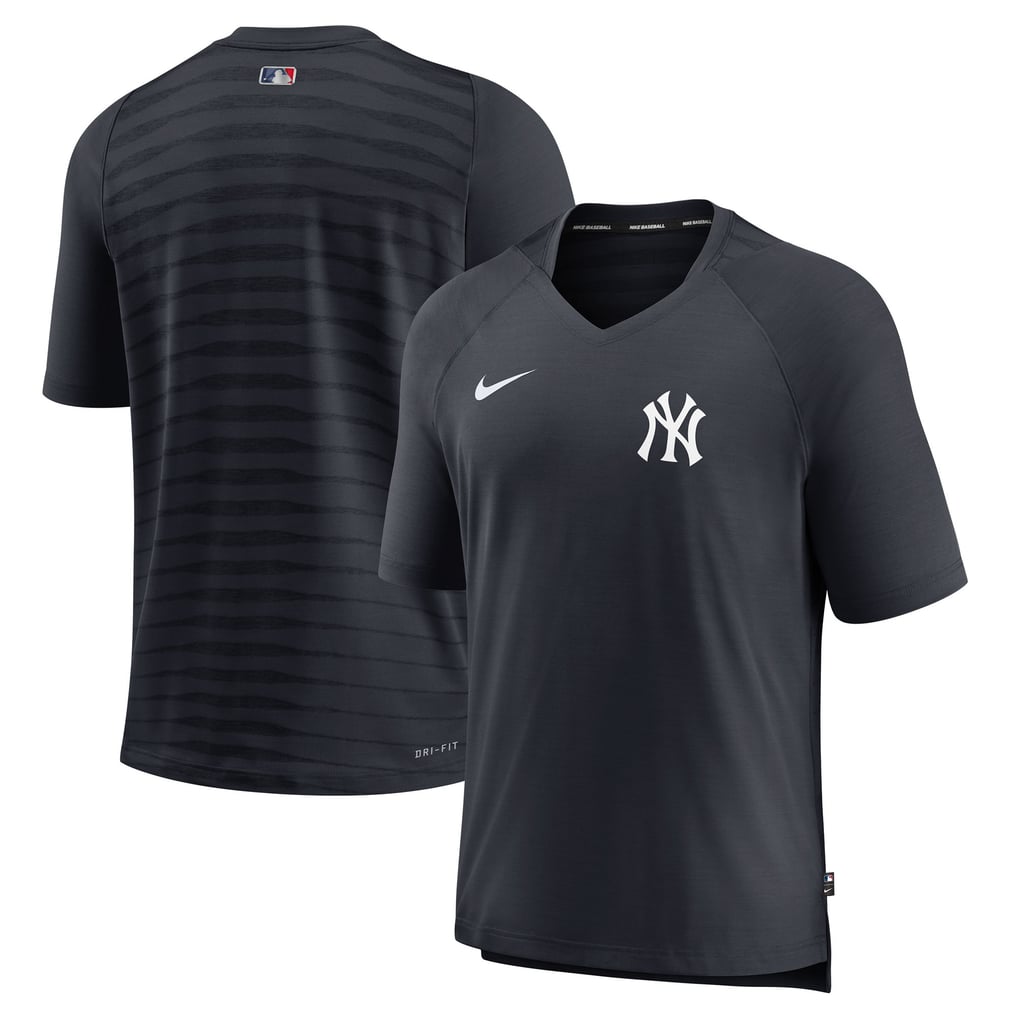 NIKE ヤンキース Dri-Fit プレゲーム トップ ショートスリーブ Tシャツ 