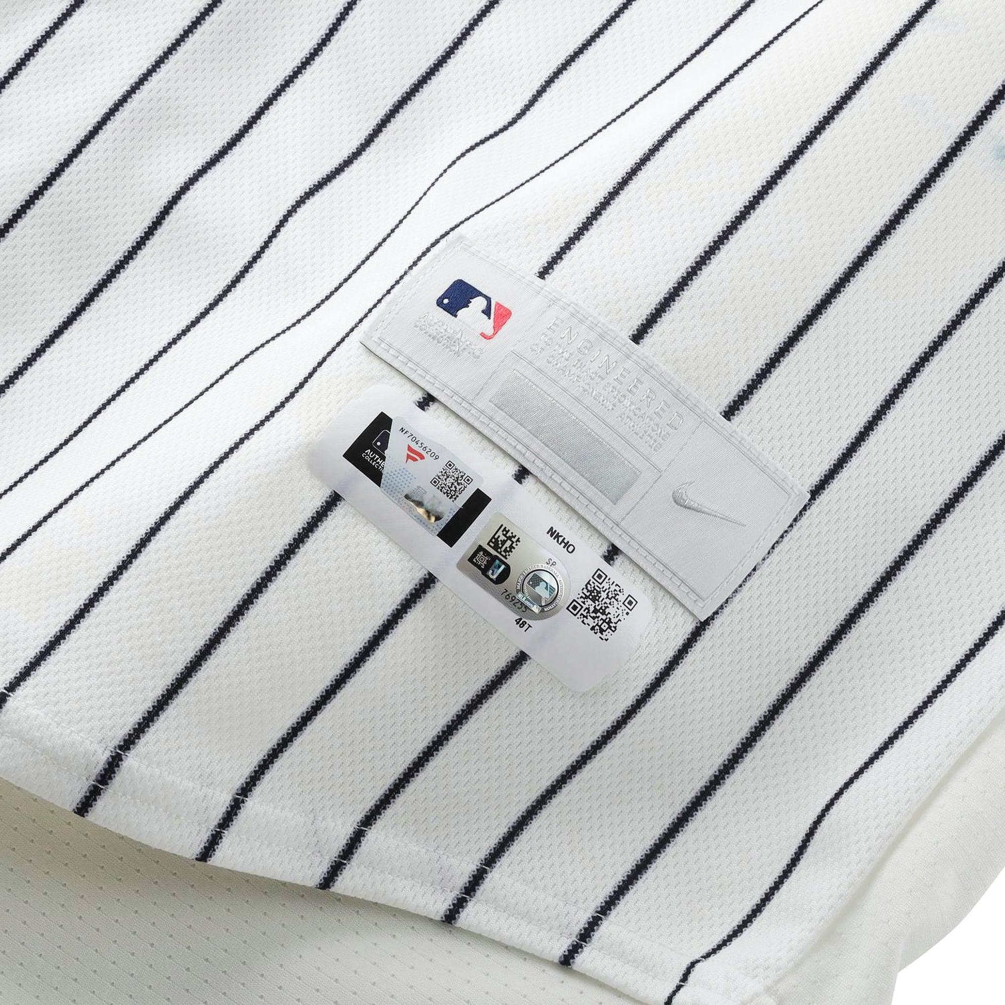 Paul Goldschmidt New York Yankees Game-Used #48 White Nike Pinstripe Jersey vs. Boston Red Sox on August 30, 2026 - 3-6, HR, 3 RBI, 2 R