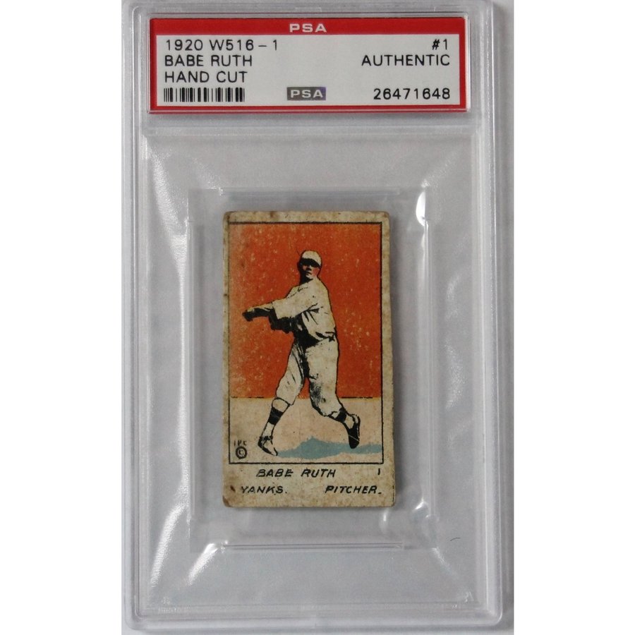 Babe Ruth Stat Card Babe Ruth Baseball Card 1920