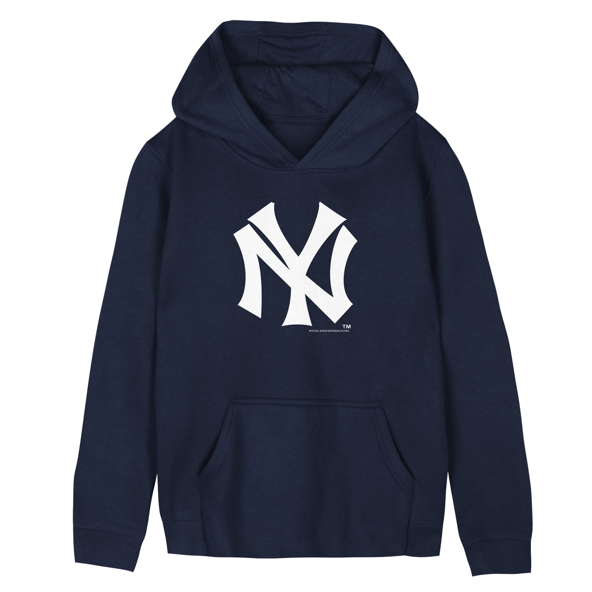 Sweat à capuche rétro Mitchell & Ness bleu marine des Yankees de New York pour enfants d'âge préscolaire