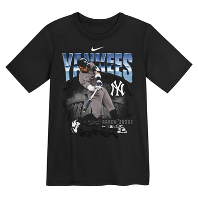 Aaron Judge New York Yankees Nike Preschool Oversized Action T-Shirt - Black