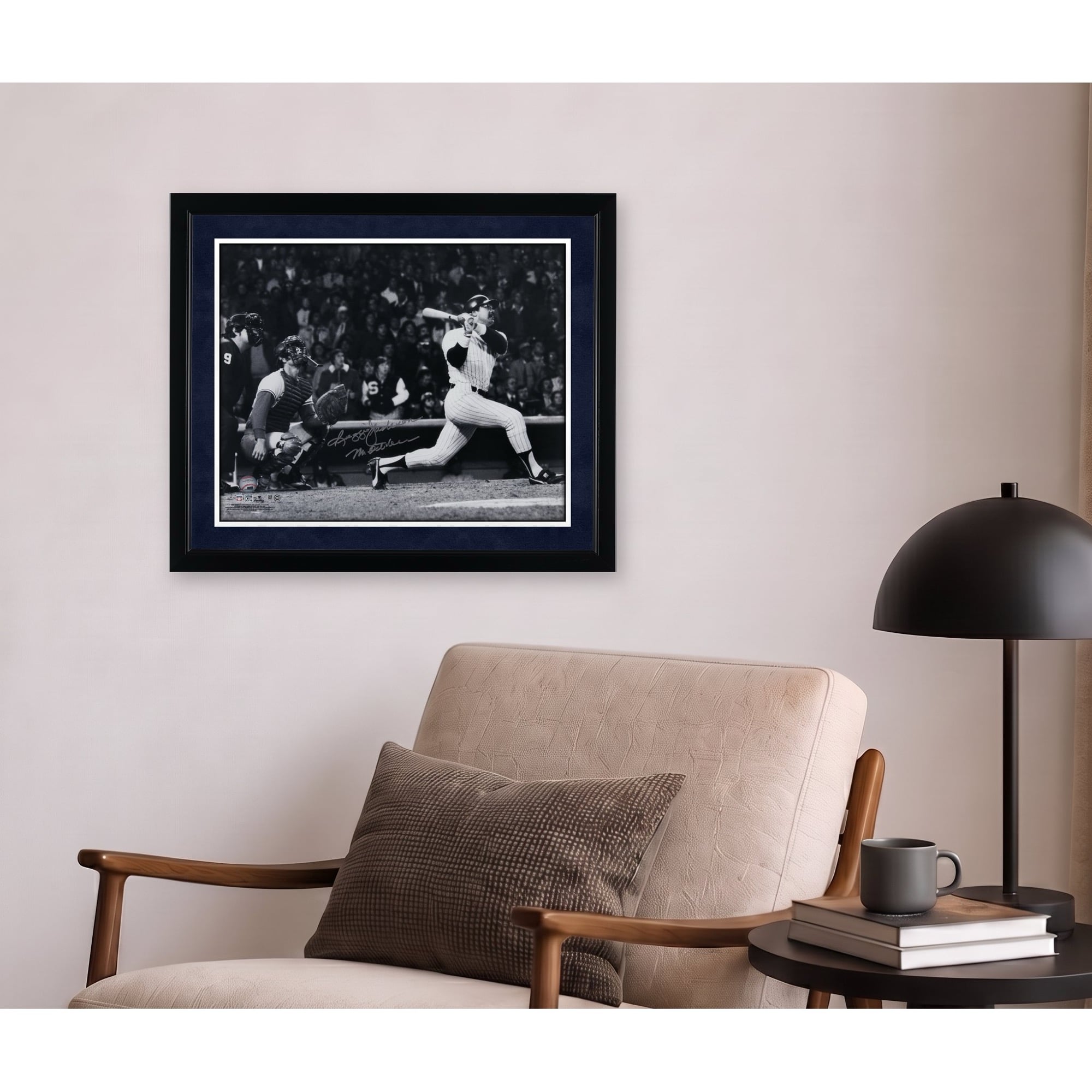Reggie Jackson New York Yankees Autographed 16" x 20" 1977 World Series Home Run Photograph with "Mr. October" Inscription