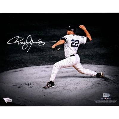 Roger Clemens New York Yankees Fanatics Authentic Autographed 11" x 14" Spotlight Photograph