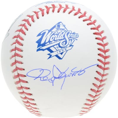 Roger Clemens New York Yankees Fanatics Authentic Autographed 1999 World Series Logo Baseball