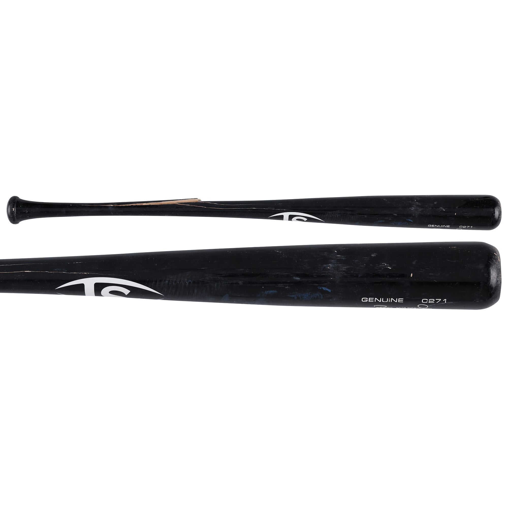 Ryan McMahon New York Yankees Game-Used Black Louisville Slugger Broken Bat vs. Texas Rangers on April 27, 2026