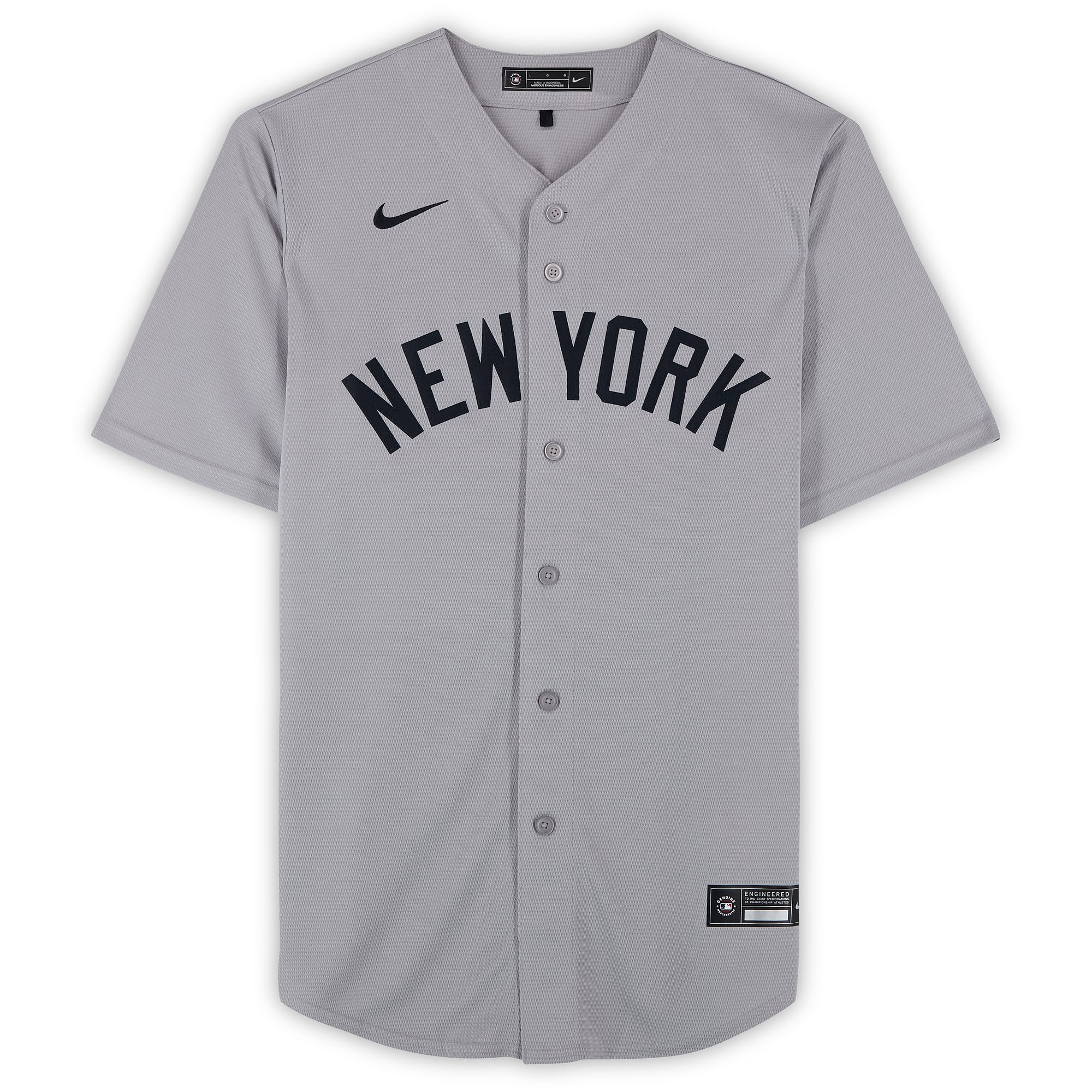 Spencer Jones New York Yankees Autographed Gray Nike Replica Jersey with Multiple Inscriptions - Limited Edition #10/10
