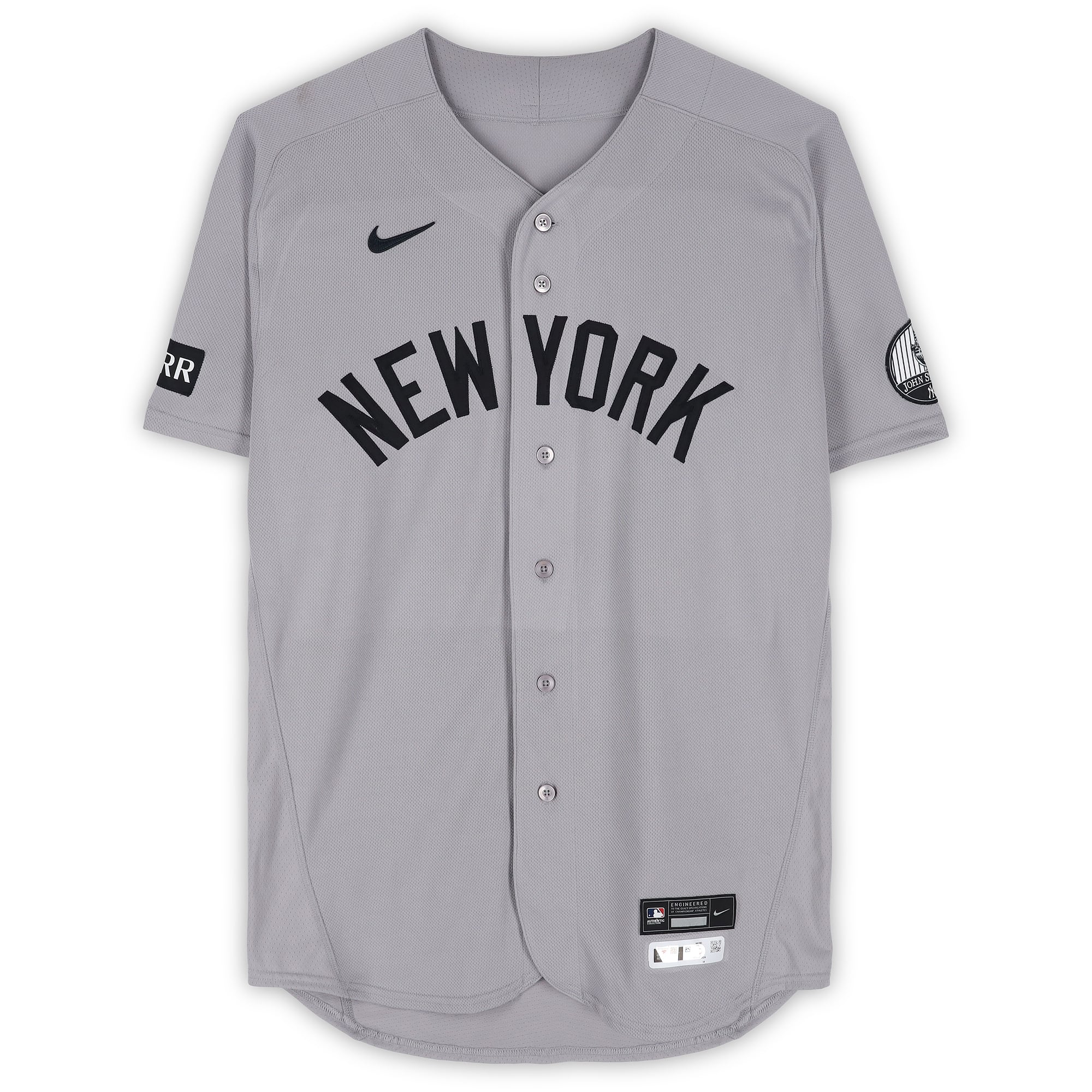 Spencer Jones New York Yankees Game-Used #78 Gray Nike Jersey vs. Cleveland Guardians on June 9, 2026 - First Career MLB HR