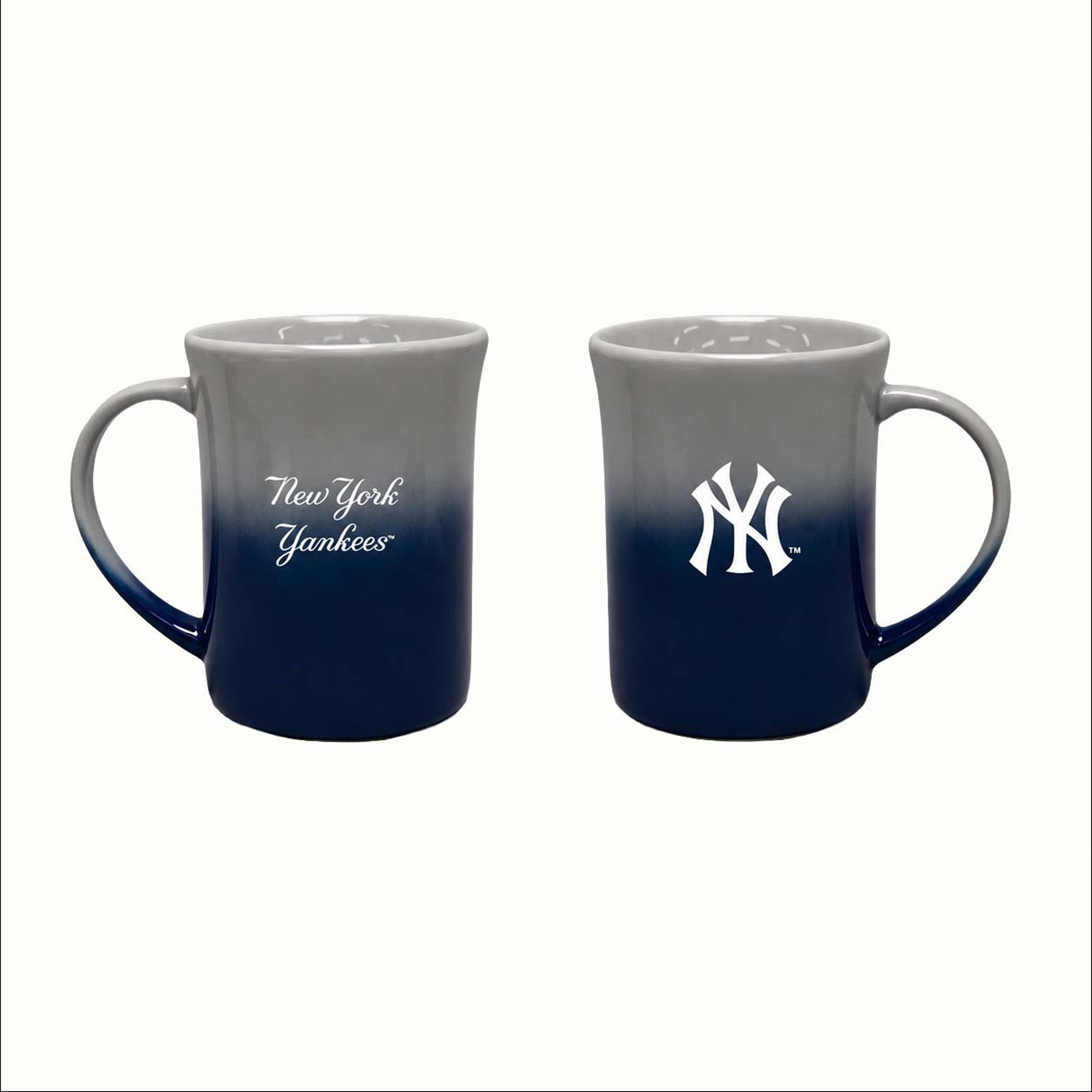 The Memory Company New York Yankees Two-Pack 15oz. Ceramic Ombre Mug Set