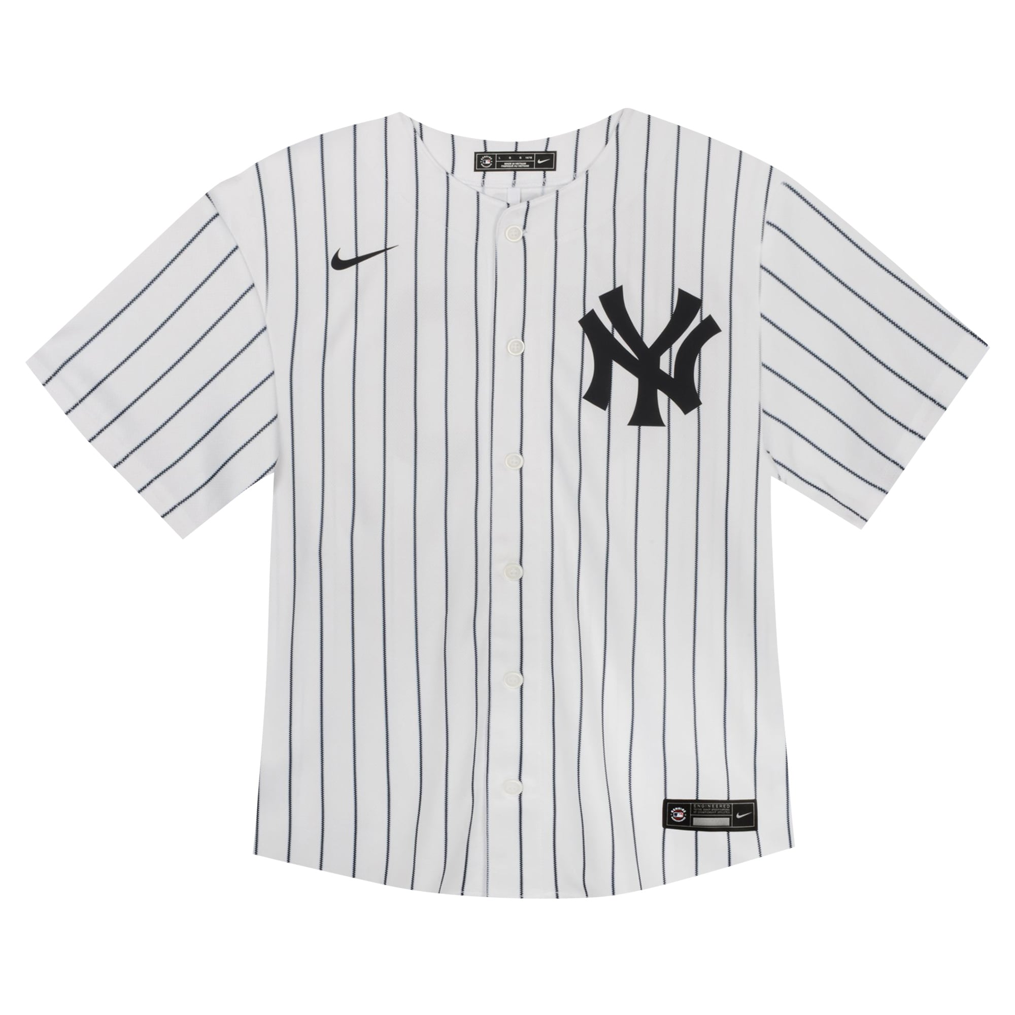 Maillot de match Nike Aaron Judge blanc des Yankees New York pour tout-petit