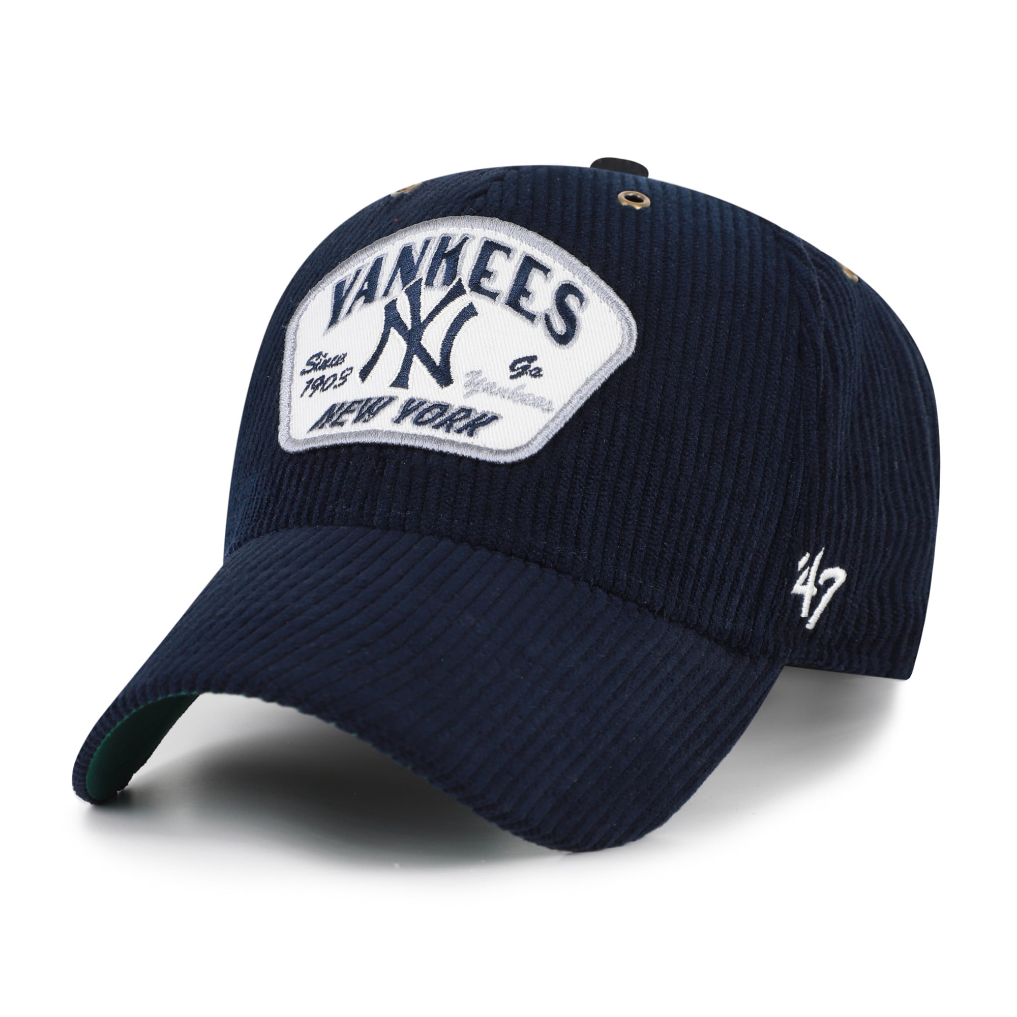 Unisex '47 Navy New York Yankees Accordia Corduroy MVP Adjustable Hat