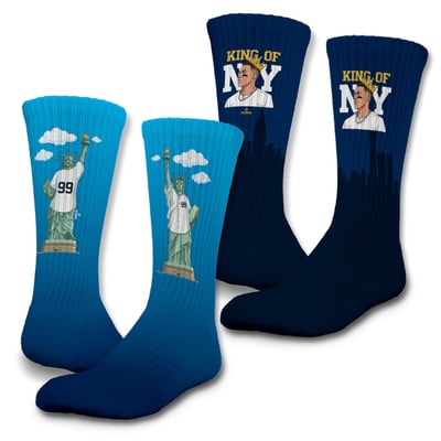 Aaron Judge New York Yankees ISlide Unisex 2-Pack Lifestyle Crew Socks Set