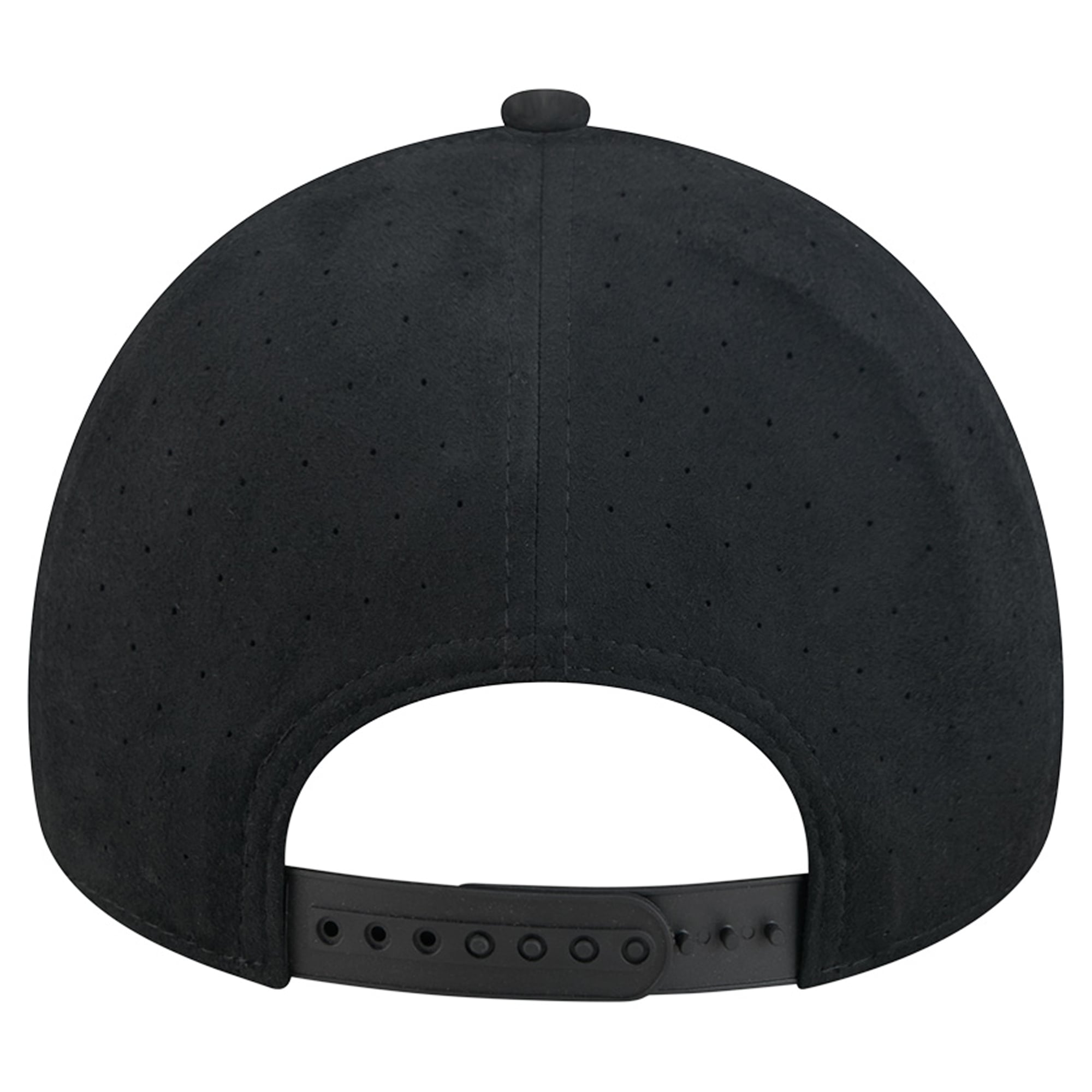 Unisex New Era Black New York Yankees Script Text 9FORTY A-Frame Adjustable Hat