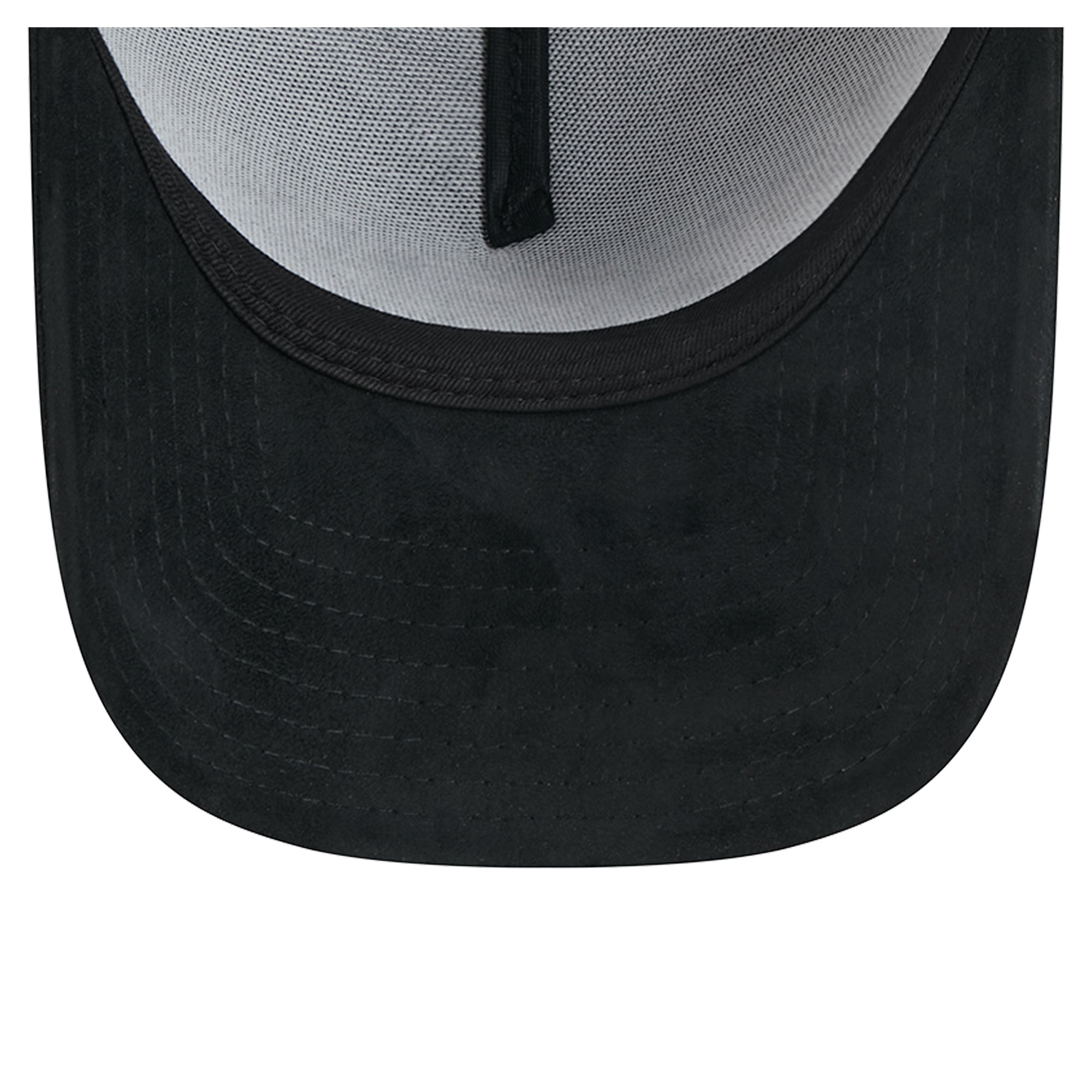 Unisex New Era Black New York Yankees Script Text 9FORTY A-Frame Adjustable Hat