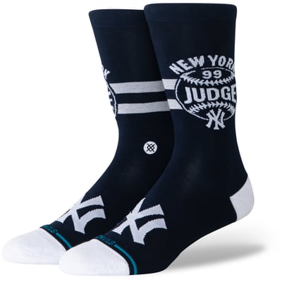 Aaron Judge New York Yankees Stance Unisex Stitches Crew Socks - Navy
