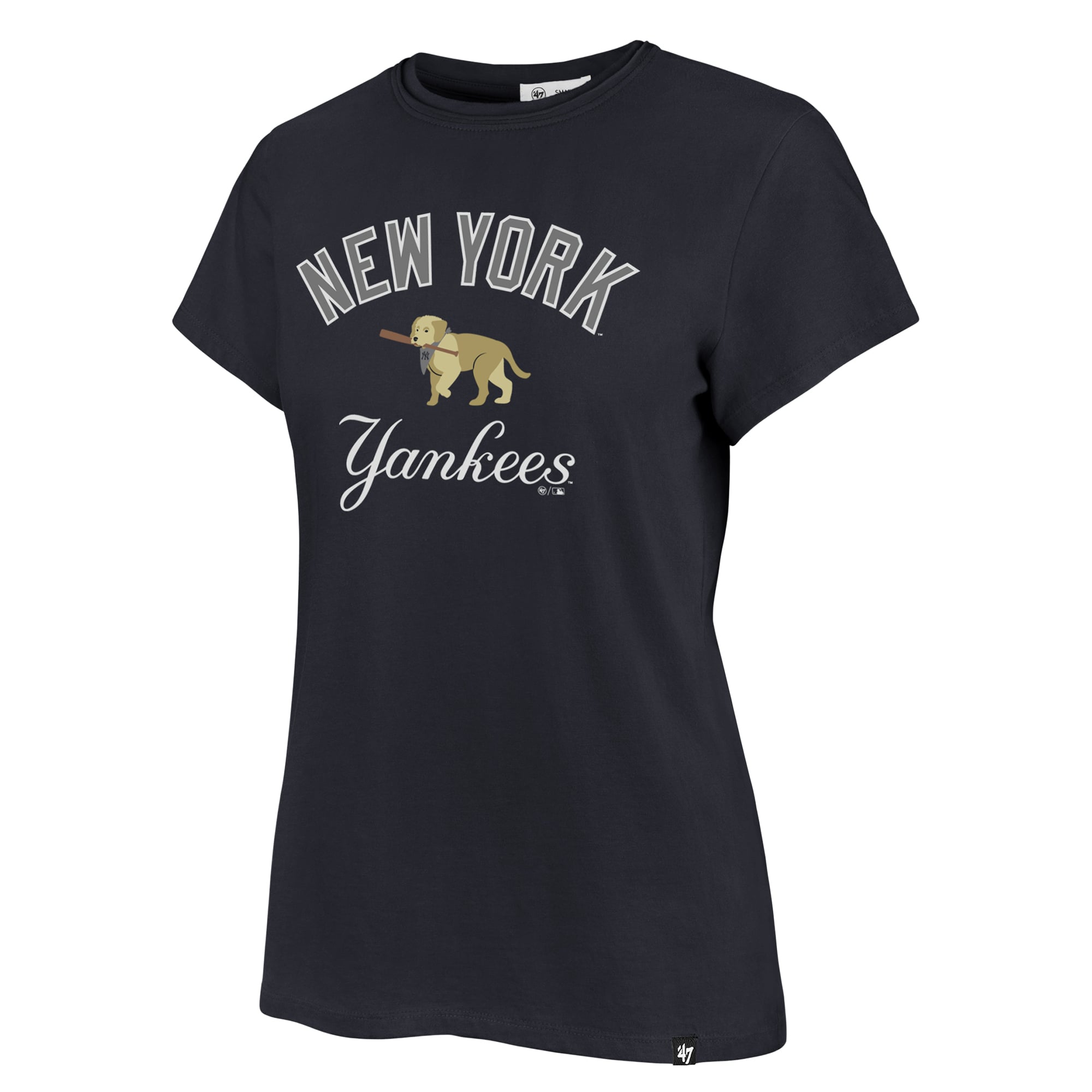 T-shirt Frankie régional des Yankees de New York, bleu marine, pour femmes, modèle 47