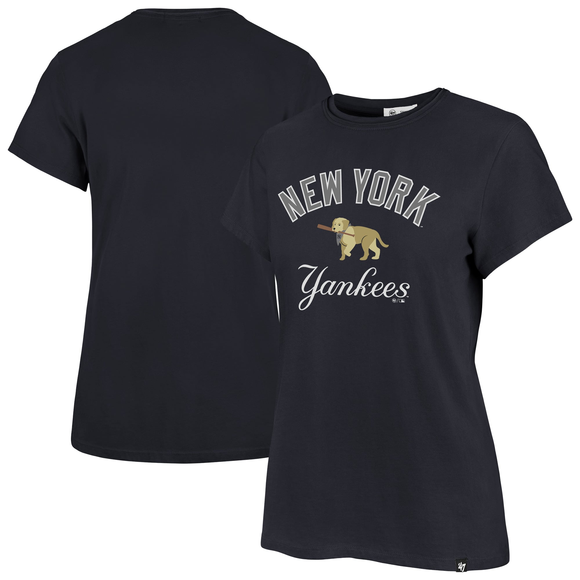 T-shirt Frankie régional des Yankees de New York, bleu marine, pour femmes, modèle 47